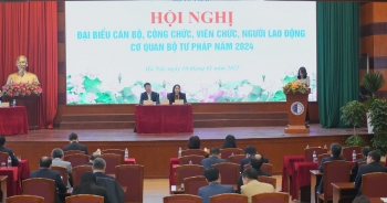 Khai mạc Hội nghị đại biểu cán bộ, công chức, viên chức cơ quan Bộ Tư pháp năm 2024