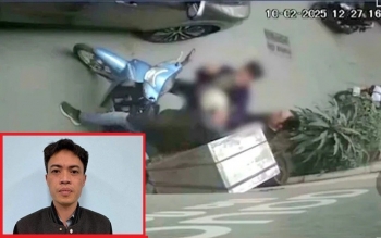 Tài xế xe Lexus đánh shipper đến đầu thú tại cơ quan công an