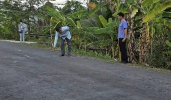 VKSND Tối cao kiểm tra hiện trường vụ tai nạn giao thông ở Vĩnh Long