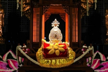 Người dân ở Hà Nội có thể chiêm bái xá lợi Đức Phật từ ngày 14/5