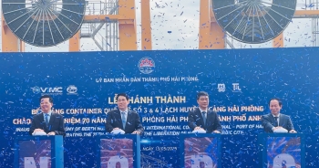 Chủ tịch nước Lương Cường dự khánh thành bến Cảng container quốc tế số 3&4 Lạch Huyện