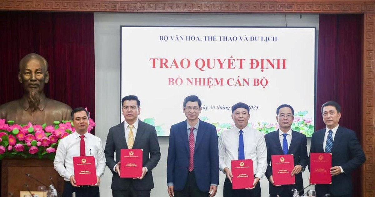 Bộ Văn hóa trao quyết định bổ nhiệm nhiều cán bộ