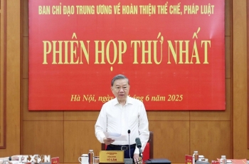 Tổng Bí thư chủ trì Phiên họp thứ nhất Ban Chỉ đạo Trung ương về hoàn thiện thể chế, pháp luật