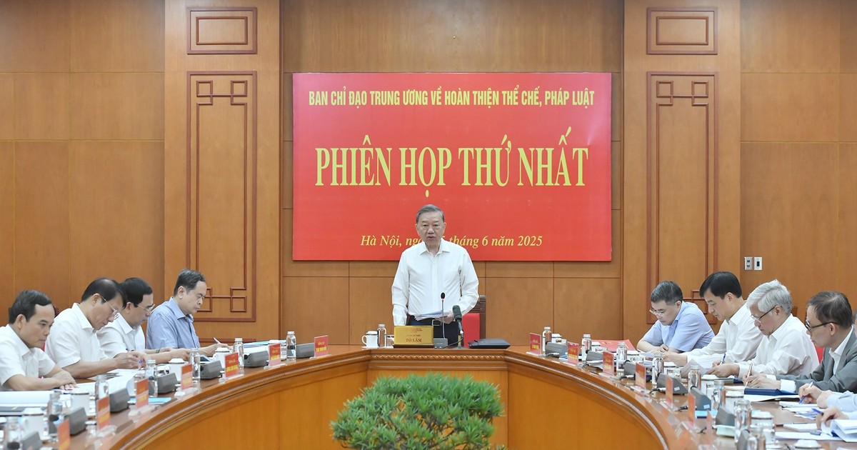 Kết luận của Tổng Bí thư tại Phiên họp thứ nhất Ban Chỉ đạo Trung ương về hoàn thiện thể chế, pháp luật