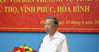 Tổng Bí thư Tô Lâm làm việc với Ban Thường vụ Tỉnh ủy Phú Thọ, Vĩnh Phúc, Hòa Bình