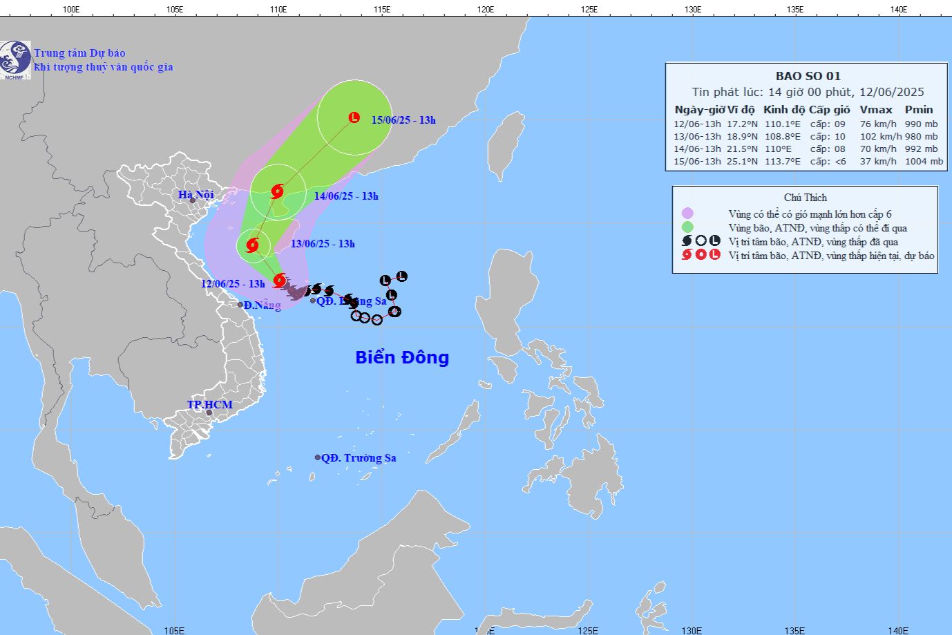Chuyên gia nhận định mới nhất về cơn bão số 1