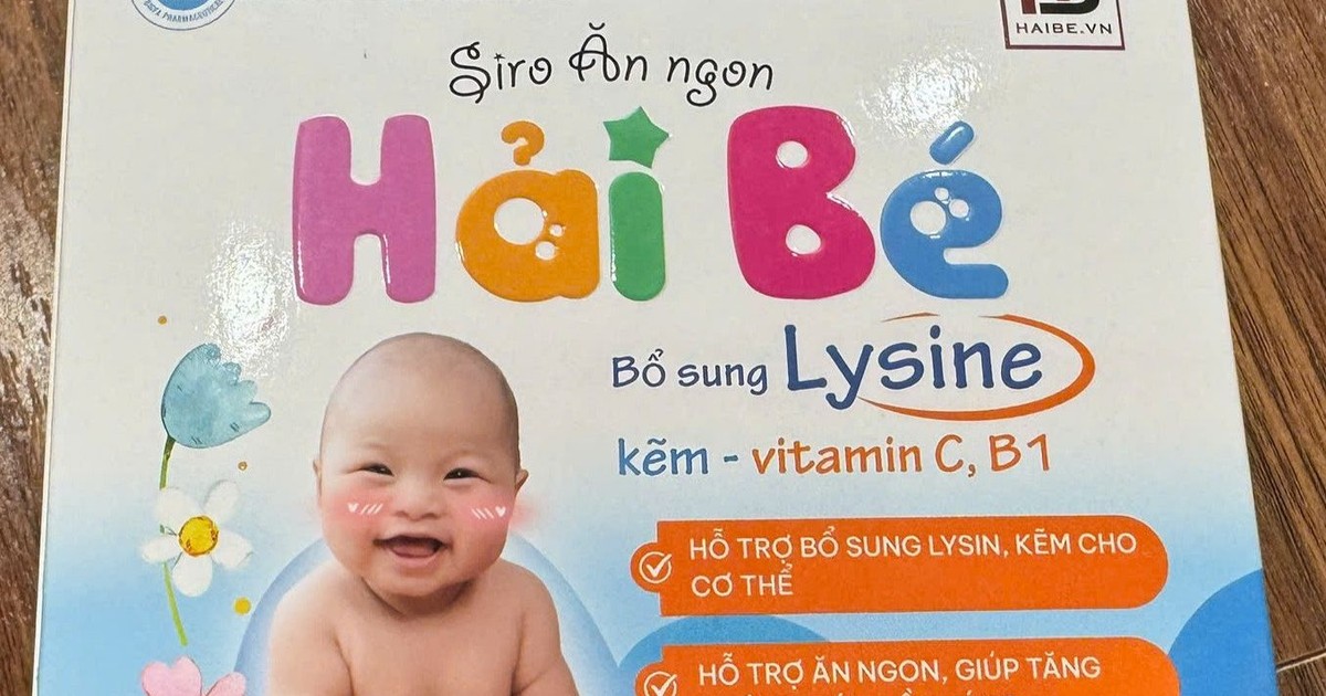 'Siro ăn ngon Hải Bé' là hàng giả, bán hơn 100.000 sản phẩm ra thị trường