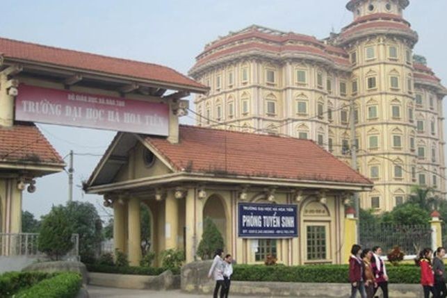 Đình chỉ hoạt động đào tạo đại học tại Trường Đại học Hà Hoa Tiên