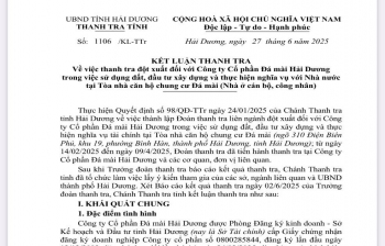 Tòa nhà căn hộ chung cư Đá mài (Hải Dương): Sai phạm trong sử dụng đất, đầu tư xây dựng