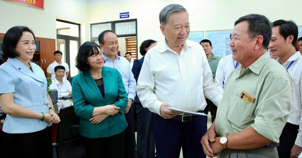 Tổng Bí thư Tô Lâm kiểm tra hoạt động chính quyền địa phương 2 cấp tại Hà Nội