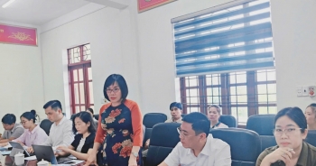 Thứ trưởng Đặng Hoàng Oanh kiểm tra công tác vận hành chính quyền 2 cấp tại phường Quảng Phú, Thanh Hóa