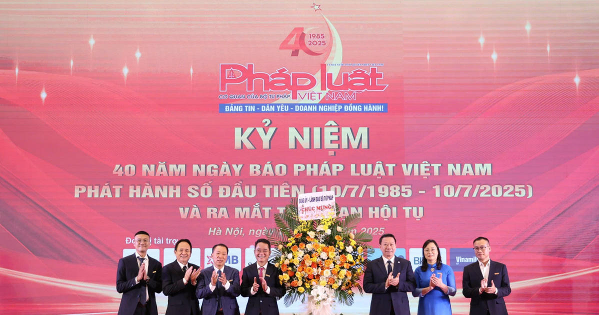 Lời cảm ơn của Báo Pháp luật Việt Nam nhân Kỷ niệm 40 năm ngày phát hành số báo đầu tiên