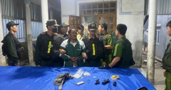 Bắt đối tượng hành hung vợ con, bắn công an bị thương