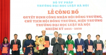 PGS.TS Tô Văn Hòa làm Hiệu trưởng Trường Đại học Luật Hà Nội