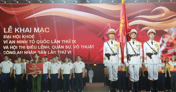 Tưng bừng khai mạc Đại hội khỏe "Vì an ninh Tổ quốc" năm 2025