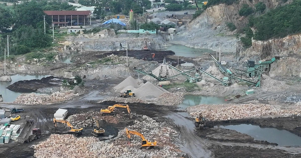 Phát hiện 1 công ty khai thác đá trái phép ở TP HCM