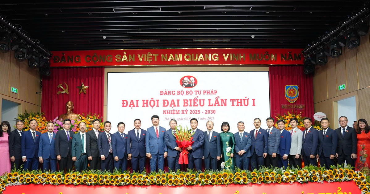 Ra mắt Ban Chấp hành Đảng bộ Bộ Tư pháp nhiệm kỳ 2025 - 2030