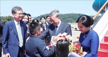 Tổng Bí thư Tô Lâm và Phu nhân bắt đầu thăm cấp Nhà nước Đại Hàn Dân Quốc