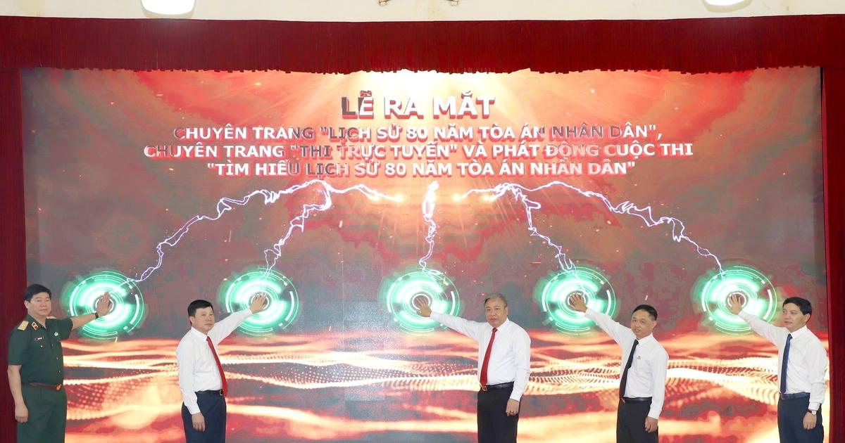Chính thức khởi động Cuộc thi “Tìm hiểu lịch sử 80 năm Tòa án nhân dân”