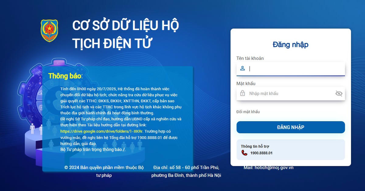 Khắc phục vướng mắc trong sử dụng Phần mềm đăng ký, quản lý hộ tịch phục vụ vận hành chính quyền địa phương 2 cấp