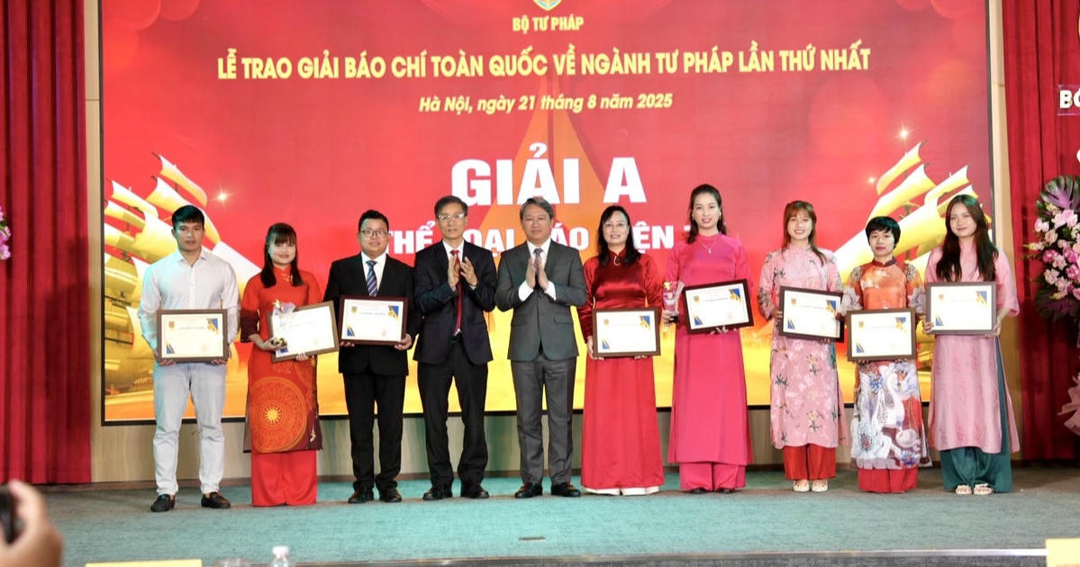 "Giải Báo chí toàn quốc về ngành Tư pháp lần thứ Nhất": Lan tỏa những giá trị tốt đẹp mà Bộ, Ngành Tư pháp đã đóng góp cho xã hội