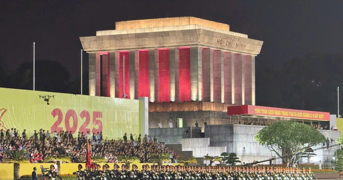 Hoàn thành tổng hợp luyện diễu binh, diễu hành lần thứ nhất kỷ niệm 80 năm Quốc khánh 2/9