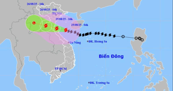 Bão số 5 giật cấp 17, tiến sát đất liền các tỉnh Nghệ An - Quảng Trị