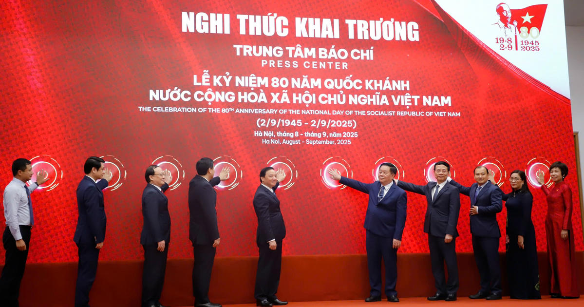 Khai trương Trung tâm báo chí Lễ kỷ niệm 80 năm Quốc khánh 2/9
