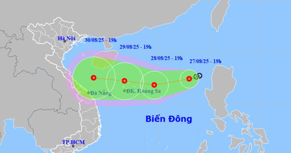Tin mới nhất áp thấp nhiệt đới trên biển Đông