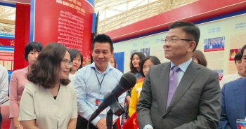 AI pháp luật được Bộ Tư pháp giới thiệu tại triển lãm Thành tựu đất nước