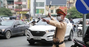 Hà Nội tiếp tục phân luồng giao thông phục vụ Triển lãm 80 năm thành tựu Đất nước