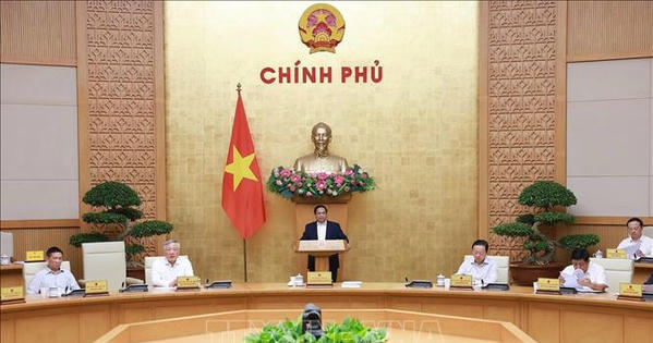 Thủ tướng Phạm Minh Chính chủ trì Phiên họp Chính phủ về xây dựng pháp luật tháng 9/2025