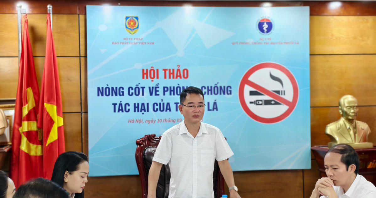 Hội thảo nòng cốt về phòng, chống tác hại của thuốc lá