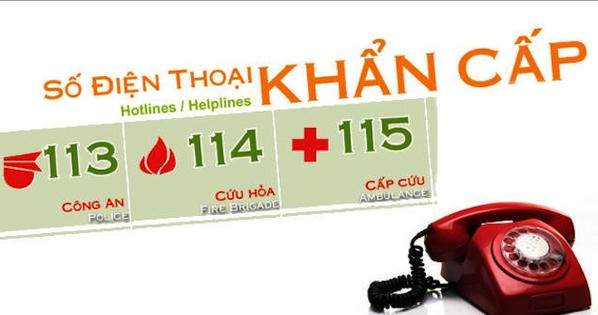Tích hợp các đầu số điện thoại kết nối trực tuyến cấp cứu y tế, phòng cháy chữa cháy, cứu hộ cứu nạn