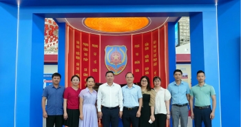 Không gian trưng bày của Bộ Tư pháp tại Triển lãm thành tựu Đất nước gây ấn tượng mạnh
