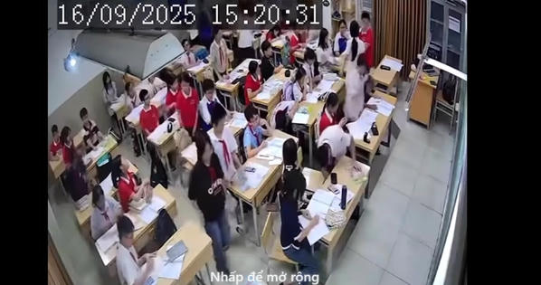 Thông tin ban đầu về clip cô giáo bị học sinh hành hung ngay trong lớp học ở trường THCS Đại Kim