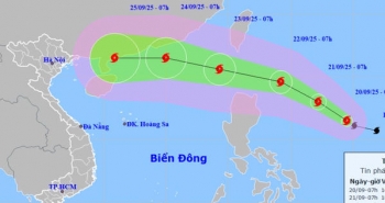 Bão Ragasa có thể giật trên cấp 17 khi vào Biển Đông