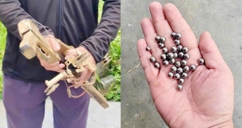 Tạm giữ đối tượng manh động, dùng hung khí chống trả lực lượng công an.