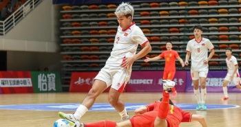 Đội tuyển futsal Việt Nam thắng futsal Trung Quốc 7-2