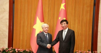 Chủ tịch Ủy ban Trung ương MTTQ Việt Nam chúc mừng Chính hiệp toàn quốc Trung Quốc nhân kỷ niệm Quốc khánh Trung Hoa