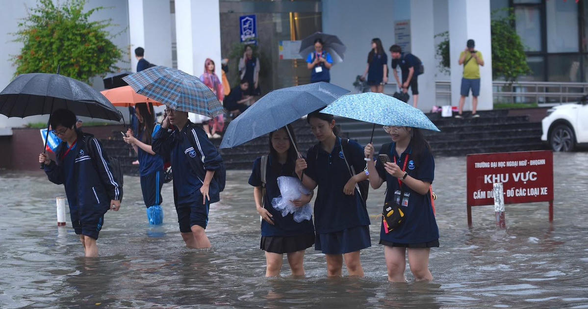 Hà Nội cho phép các trường dạy học linh hoạt ứng phó bão số 11