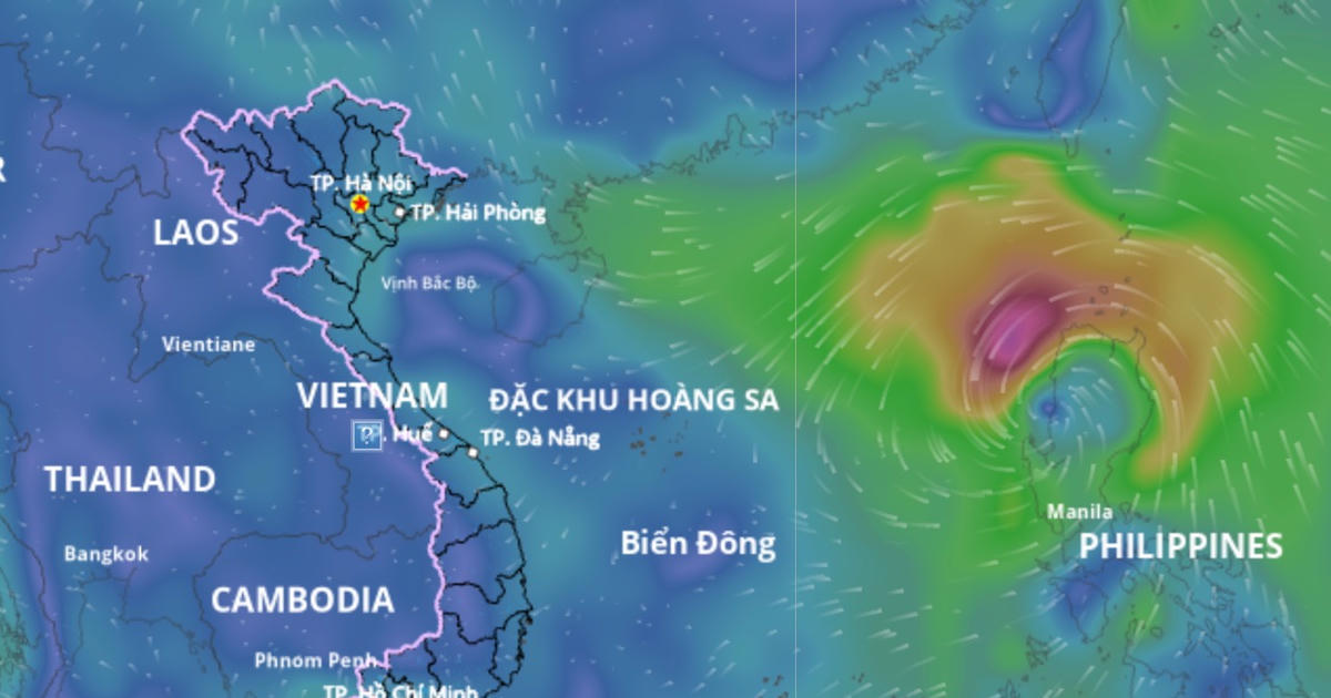 2 kịch bản di chuyển của bão Matmo