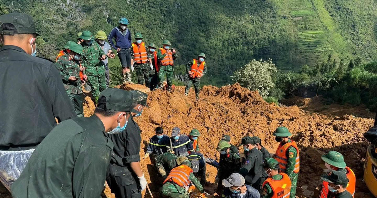 Tuyên Quang: Tìm thấy thi thể 2 cháu bé trong vụ sạt lở đất ở Lũng Cú