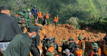 Tuyên Quang: Tìm thấy thi thể 2 cháu bé trong vụ sạt lở đất ở Lũng Cú