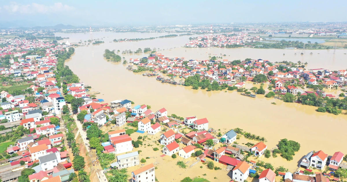 Lũ trên sông Cầu và sông Cà Lồ bắt đầu rút