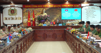 Công an Lâm Đồng - Công an tỉnh Mondulkiri (Campuchia): Cùng xây dựng tuyến biên giới hòa bình, ổn định