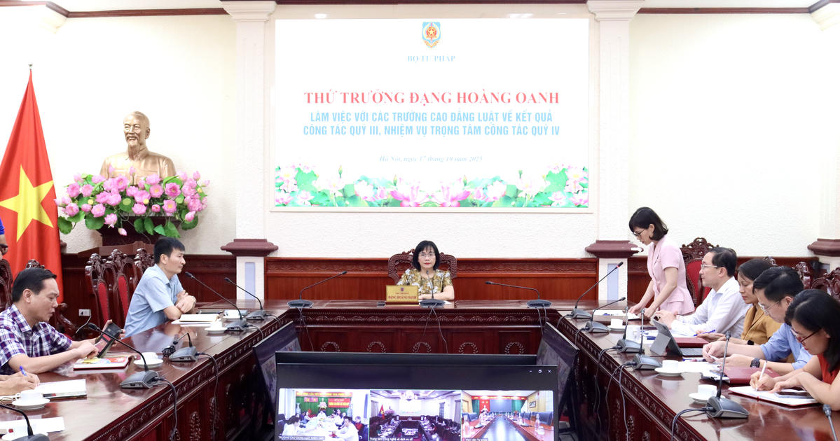 Tiếp tục nâng cao chất lượng đào tạo các trường Cao đẳng Luật