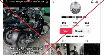 Đăng TikTok rủ rê đua xe trái phép một học sinh bị công an mời lên làm việc