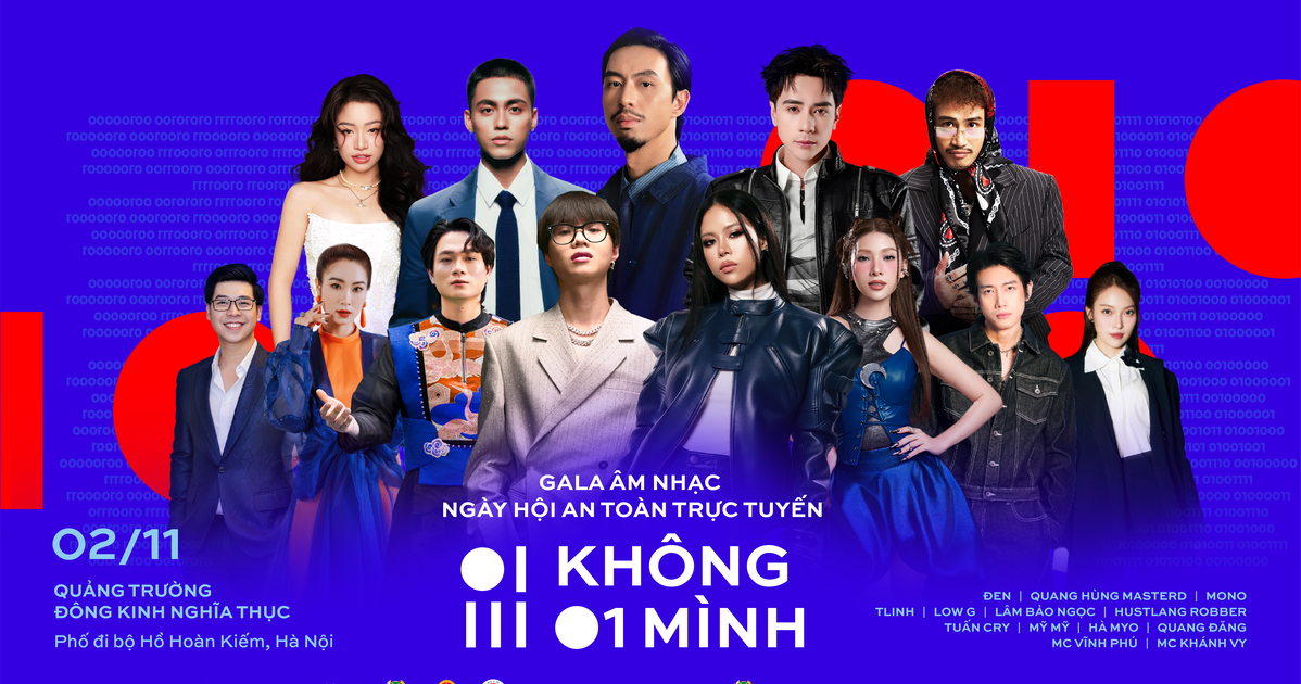 Đen, Mono, Tuấn Cry sẽ cùng xuất hiện trong đại tiệc âm nhạc “Không Một Mình”