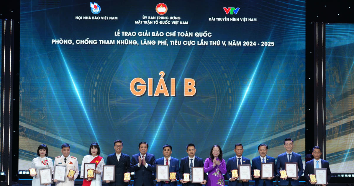 Báo PLVN đạt giải B và C Giải báo chí toàn quốc phòng chống tham nhũng, lãng phí, tiêu cực